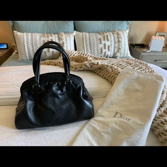 100% authentic Christian Dior black leather bag❣️ - Picture 9 of 12